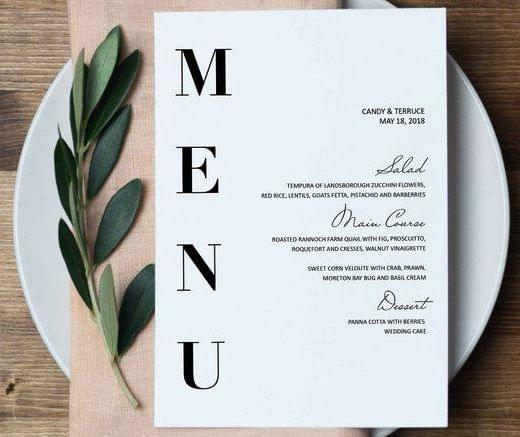 Menus
